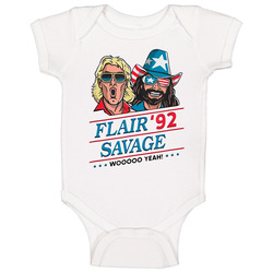 Flair Savage 1992 Woo Yeah Baby One Piece Flair Savage 1992 Woo Yeah Baby One Piece