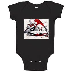 Jordan Inspired Baby One Piece Jordan Inspired Baby One Piece