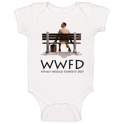 What Would Forrest Do Forrest Gump Baby One Piece What Would Forrest Do Forrest Gump Baby One Piece