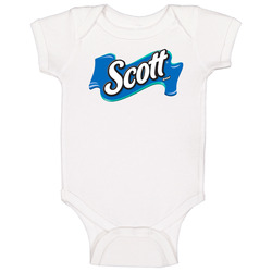 Scott Toilet Paper Company Logo Baby One Piece Scott Toilet Paper Company Logo Baby One Piece