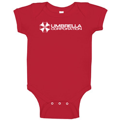 Umbrella Corporation Zombie Red Baby One Piece Umbrella Corporation Zombie Red Baby One Piece