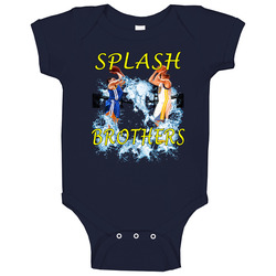 Splash Brothers Blue Baby One Piece Splash Brothers Blue Baby One Piece