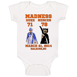 Mercer Bears Beats Duke Basketball T Shirt - Cinderella NCAA March Madness Baby One Piece Mercer Bears Beats Duke Basketball T Shirt - Cinderella NCAA March Madness Baby One Piece