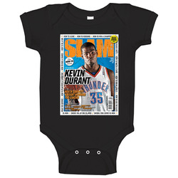 Slam Magazine Issue 134 Kevin Durant Popular Basketball Magazine Grunge Look Baby One Piece Slam Magazine Issue 134 Kevin Durant Popular Basketball Magazine Grunge Look Baby One Piece