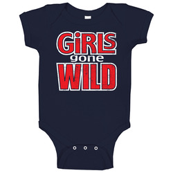 Girls Gone Wild Logo Distressed Baby One Piece Girls Gone Wild Logo Distressed Baby One Piece