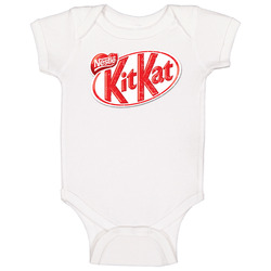 Kit Kat Chocolate Bar Cool Popular Candy Food Brand Logo Gift Baby One Piece Kit Kat Chocolate Bar Cool Popular Candy Food Brand Logo Gift Baby One Piece