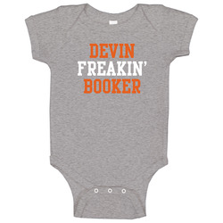 Devin Freakin Booker Basketball Player Sports Fan Baby One Piece Devin Freakin Booker Basketball Player Sports Fan Baby One Piece