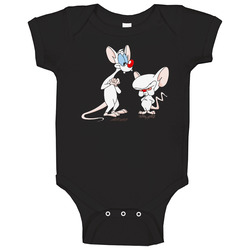 Pinky And The Brain Cartoon Funny Baby One Piece Pinky And The Brain Cartoon Funny Baby One Piece