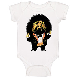 Captain Lou Albano 1980s Wrestling Baby One Piece Captain Lou Albano 1980s Wrestling Baby One Piece