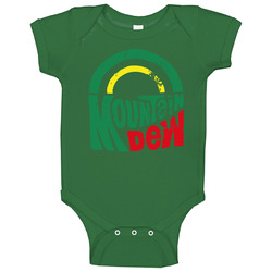 Mountain Dew Drink Retro Baby One Piece Mountain Dew Drink Retro Baby One Piece