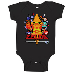 The Legend Of Zelda Video Game Baby One Piece The Legend Of Zelda Video Game Baby One Piece