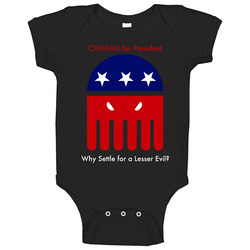Cthulhu For President Parody Funny Lovecraft Baby One Piece Cthulhu For President Parody Funny Lovecraft Baby One Piece