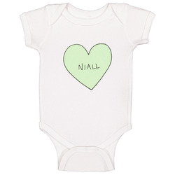 Niall Horan green heart Baby One Piece Niall Horan green heart Baby One Piece