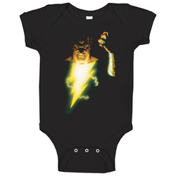 Black Adam Shazam Captain Marvel Cartoon Baby One Piece Black Adam Shazam Captain Marvel Cartoon Baby One Piece