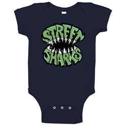 Street Sharks Retro 80s Baby One Piece Street Sharks Retro 80s Baby One Piece