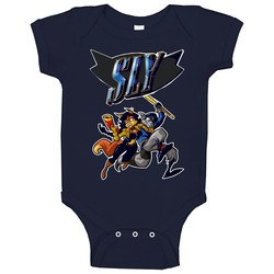 Sly Cooper Video Game Baby One Piece Sly Cooper Video Game Baby One Piece