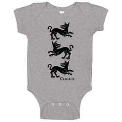 House Clegane Game Of Thrones Baby One Piece House Clegane Game Of Thrones Baby One Piece