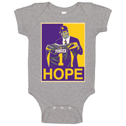 Christian Ponder Minnesota Hope Baby One Piece Christian Ponder Minnesota Hope Baby One Piece