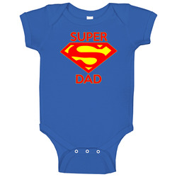 Super Dad Fixed Baby One Piece