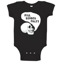 Kill Gender Roles Black Baby One Piece Kill Gender Roles Black Baby One Piece