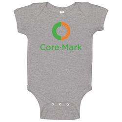 Core Mark Holding Company Nasdaq Company Logo Employee Fan Raglan Baby One Piece Core Mark Holding Company Nasdaq Company Logo Employee Fan Raglan Baby One Piece