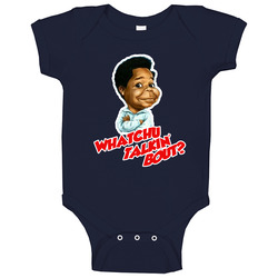 Different Strokes Gary Coleman What You Talking Bout Willis Baby One Piece Different Strokes Gary Coleman What You Talking Bout Willis Baby One Piece