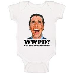 Patrick Bateman What Would He Do American Psycho Baby One Piece Patrick Bateman What Would He Do American Psycho Baby One Piece