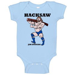 Hacksaw Jim Duggan Retro Wrestling Baby One Piece Hacksaw Jim Duggan Retro Wrestling Baby One Piece