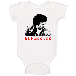 Berserker Clerks Funny Movie - White Baby One Piece Berserker Clerks Funny Movie - White Baby One Piece