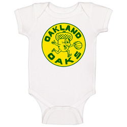 Oakland Oaks Aba Baby One Piece Oakland Oaks Aba Baby One Piece