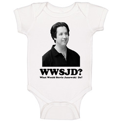 Stevie Janowski East Bound And Down Wwsd Baby One Piece Stevie Janowski East Bound And Down Wwsd Baby One Piece