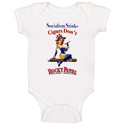 Rocky Patel Socialism Stinks  Cigars Dont Cuban Nicaraguan Tobacco T Shirts Baby One Piece
