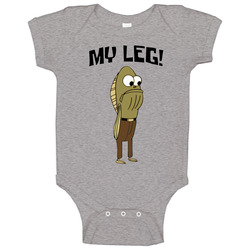 My Leg! Funny Spongebob Squarepants Fred Baby One Piece My Leg! Funny Spongebob Squarepants Fred Baby One Piece