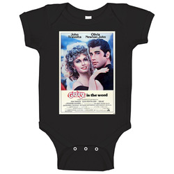 Grease Cool 70's Comedy Vintage Classic Movie Fan Baby One Piece Grease Cool 70's Comedy Vintage Classic Movie Fan Baby One Piece