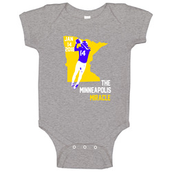 Stefon Diggs The Minneapolis Miracle Minnesota Football Team Baby One Piece Stefon Diggs The Minneapolis Miracle Minnesota Football Team Baby One Piece