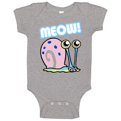 Spongebob Squarepants Gary Cartoon Baby One Piece