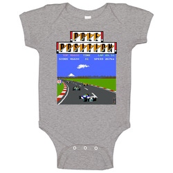 Pole Position 1982 Best Video Games Of All Time Baby One Piece Pole Position 1982 Best Video Games Of All Time Baby One Piece