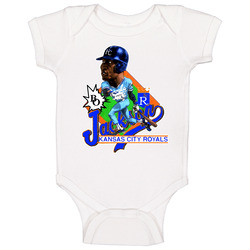 Bo Jackson Retro Baseball Caricature Baby One Piece Bo Jackson Retro Baseball Caricature Baby One Piece