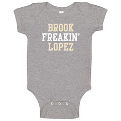Brook Freakin Lopez Milwaukee Basketball Player Sports Fan Baby One Piece Brook Freakin Lopez Milwaukee Basketball Player Sports Fan Baby One Piece
