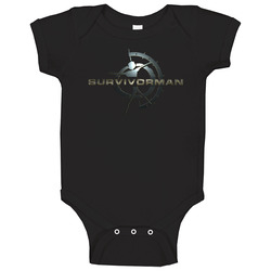 Survivorman Les Stroud Tv Show Black Baby One Piece Survivorman Les Stroud Tv Show Black Baby One Piece