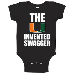 The U Invented Swagger Miami Canes Lewis Reed College Baby One Piece The U Invented Swagger Miami Canes Lewis Reed College Baby One Piece