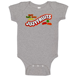 Jujyfruits Classic Candy Food Seinfeld Baby One Piece Jujyfruits Classic Candy Food Seinfeld Baby One Piece