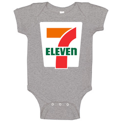 7 Eleven Convience Store Baby One Piece 7 Eleven Convience Store Baby One Piece