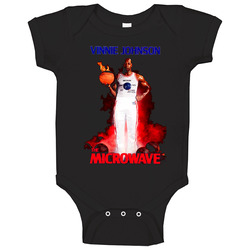 Retro 1980s Vinnie Johnson The Microwave Baby One Piece Retro 1980s Vinnie Johnson The Microwave Baby One Piece