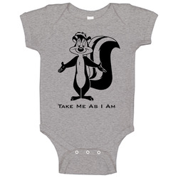 Pepe Le Pew Cartoon Baby One Piece
