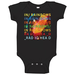 In Rainbows Radiohead Baby One Piece In Rainbows Radiohead Baby One Piece