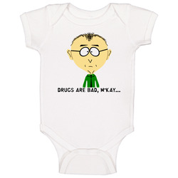 Mackey South Park Drugs Are Bad Mkay Baby One Piece Mackey South Park Drugs Are Bad Mkay Baby One Piece