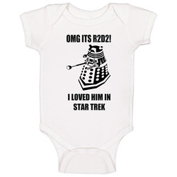 Star Wars Doctor Who Star Trek Dalek R2d2 Funny Baby One Piece Star Wars Doctor Who Star Trek Dalek R2d2 Funny Baby One Piece