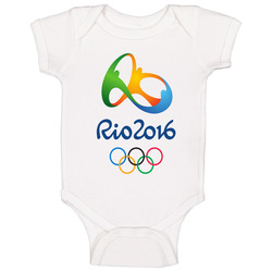 Rio De Janeiro 2016 Summer Olympics Cool Logo Baby One Piece Rio De Janeiro 2016 Summer Olympics Cool Logo Baby One Piece