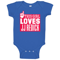 Jj Redick #17 Philadelphia Basketball This Girl Loves Team Fan Sports Baby One Piece Jj Redick #17 Philadelphia Basketball This Girl Loves Team Fan Sports Baby One Piece